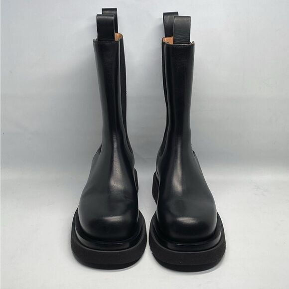 Bottega Veneta Lug Sole Leather Chelsea Boots size 38.5 - Picture 4 of 16